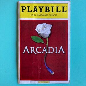 Playbill Arcadia Raul Esparza Billy Crudup Margaret Colin Creased Cover May 2011